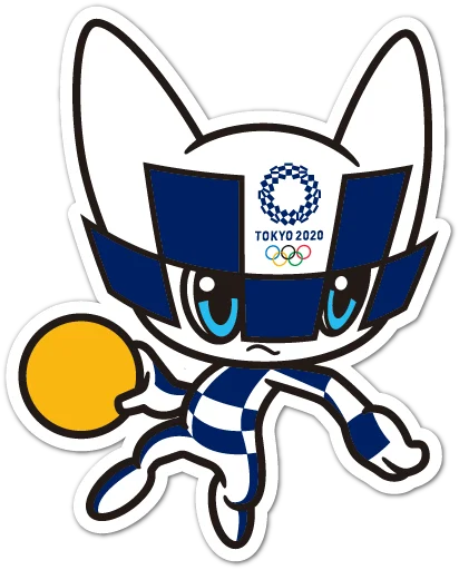 Summer Olympics 2020 Miraitowa stiker 🤾