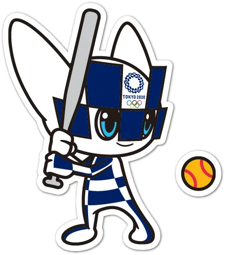 Summer Olympics 2020 Miraitowa stiker 🥎