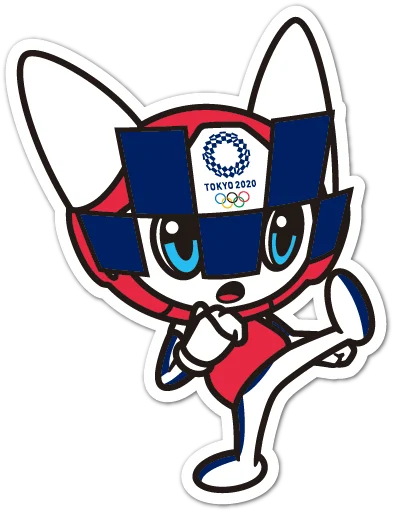Summer Olympics 2020 Miraitowa stiker 🥊