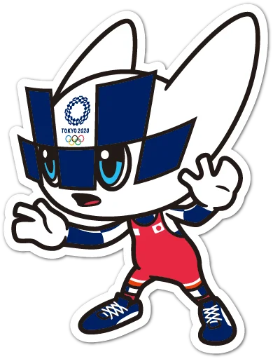 Summer Olympics 2020 Miraitowa stiker 🤼