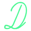 Эмодзи телеграм Зеленый шрифт