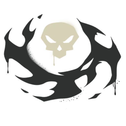 Sticker de Telegram «Overwatch Reaper Spray» ☠