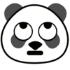 Panda emoji 🙄