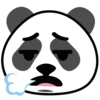 Panda emoji 😮‍💨