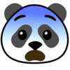 Panda emoji 😨