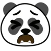 Panda emoji 😩