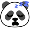 Panda emoji 😴