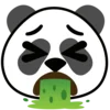 Panda emoji 🤮