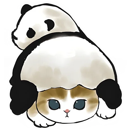 Панда и Котик emoji 🤪