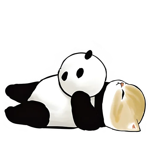 Панда и Котик emoji 😵