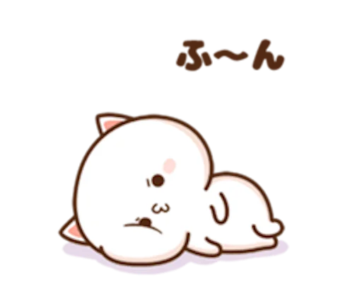 Mochi Mochi Peach Cat emoji ?