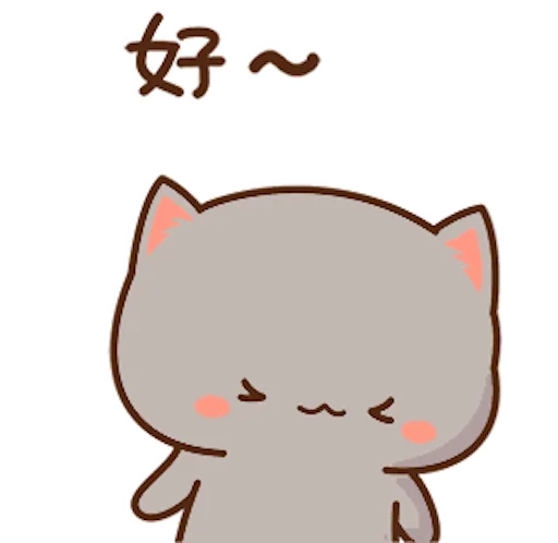 Telegram stiker «Mochi Mochi Peach Cat» ?