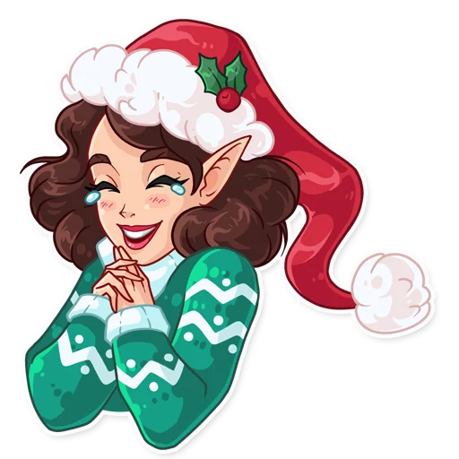 Telegram stickers Penelope the Elf