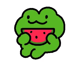 Стикер Pepe Cute Frog 💚