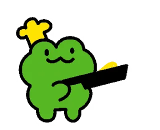 Pepe Cute Frog sticker 💚