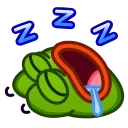 Pepe emoji sticker 😴
