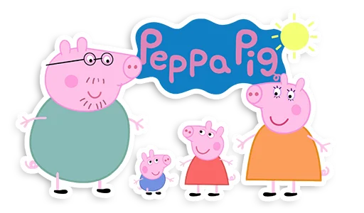 Telegram stickers Peppa Pig