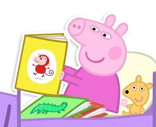 Peppa Pig  stiker 🛌
