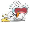 Bunny emoji 😭