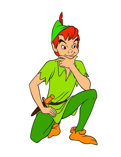 Peter Pan sticker 🤔