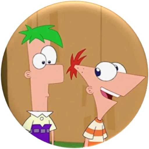 Telegram stickers Phineas and Ferb