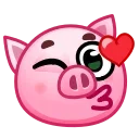 Telegram emojis Pig Emoji