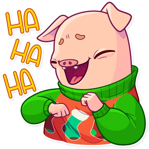 Telegram stickers Mr. Piggy