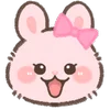 Telegram emoji Pink Bunny