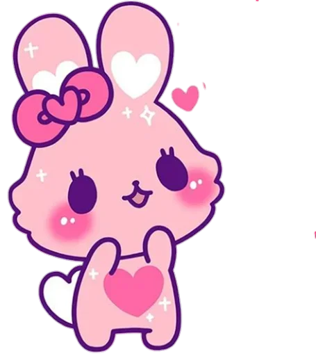 Telegram Sticker «Pink Bunny» ?