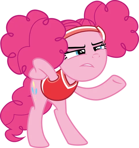Pinki Pie Pony emoji 😒