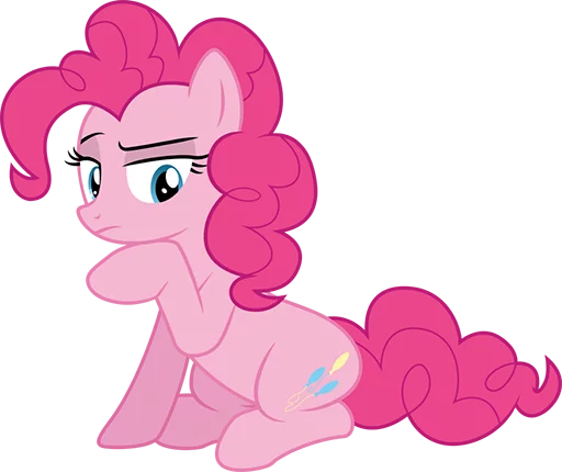 Pinki Pie Pony emoji 🤔