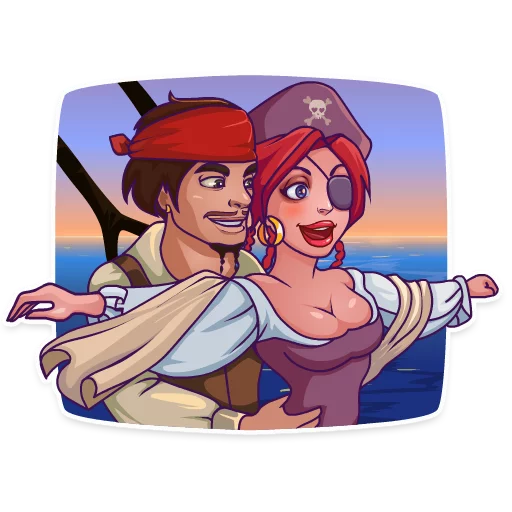 Rica the Pirate emoji 