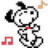 Telegram emoji Pixel Snoopy