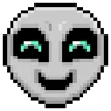 Pixel Emoji emotikon 😌