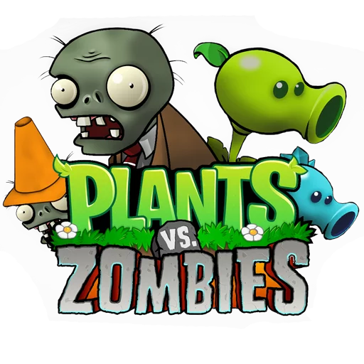 Telegram stickers Plants vs Zombies
