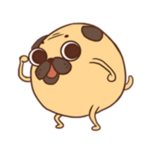 Poggo the Pug (FULL) [英文] sticker 🙂