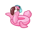 Pool Flamingo emoji 🕺