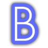 Telegram emoji Синий шрифт