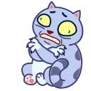 Puffy Cat emoji 😩