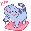 Puffy Cat emoji ☺️