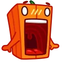 Telegram emojis Pumpkin Cube