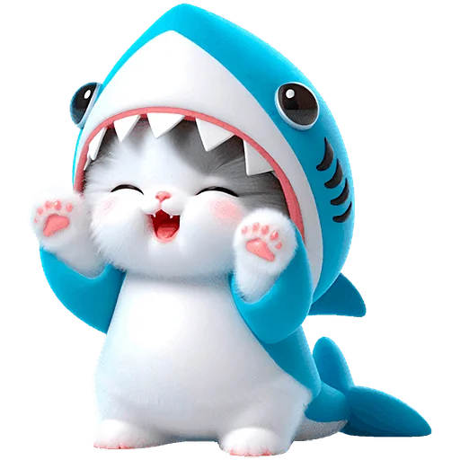 Пушистые акулы 2 emoji 🤗