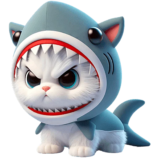 Пушистые акулы 2 emoji 😤