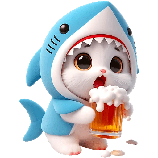 Пушистые акулы 2 emoji 😦