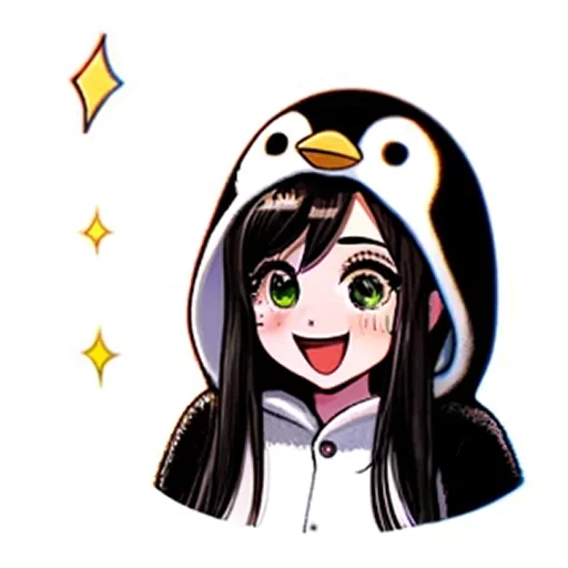 Penguin Tyan emoji 😃