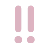 Розовый шрифт emoji ‼️