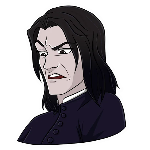 Telegram stickers Professor Snape