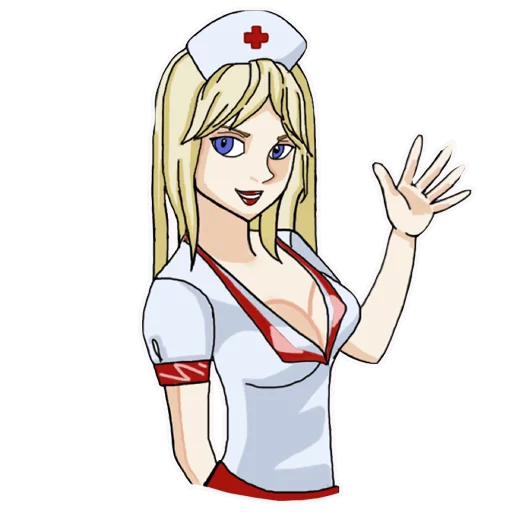 Медсестра  stiker ✋️