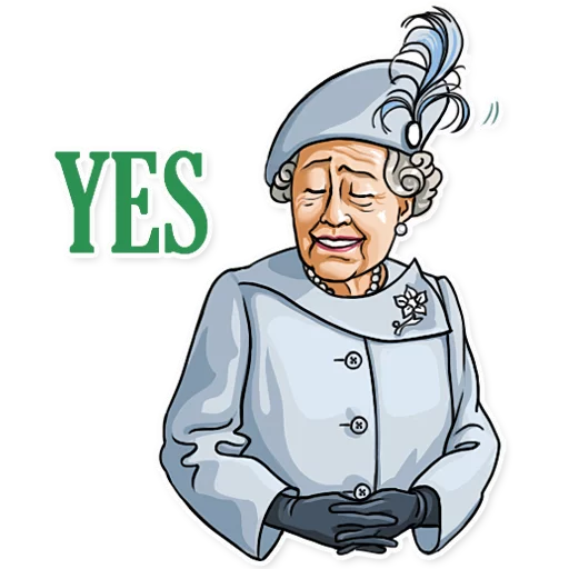 The Queen sticker 