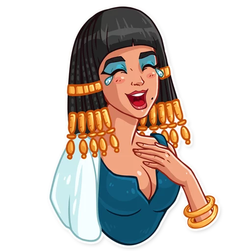 Telegram stickers Cleopatra